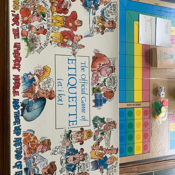 The OFFICIAL GAME of ETIQUETTE board game by Mountain Top Game RARE and … - Picture 7 of 13